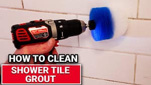 シャワーのタイルのグラウトをきれいにする方法