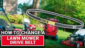 芝刈り機の駆動ベルトの交換方法